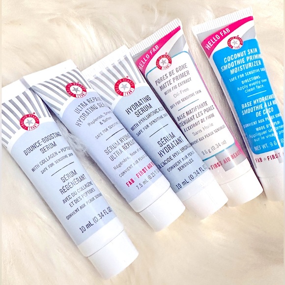 [NEW 5PC] FIRST AID🌟🔝RATED SKINCARE DISCOVERY KIT Deluxe Minis: Serums/Primers - Picture 6 of 13